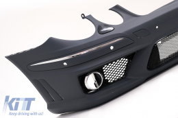 Front Bumper suitable for Mercedes E-Class W211 Facelift (2006-2009) without Fog Lights-image-6096277