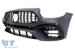 Front Bumper suitable for Mercedes E-Class W213 S213 C238 A238 Facelift (2020-Up) E63 Design-image-6085082