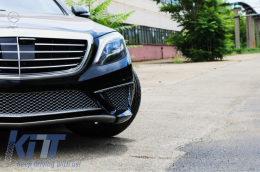 Front Bumper suitable for Mercedes S-Class W222 (2013-06.2017) S65 Design-image-5994730