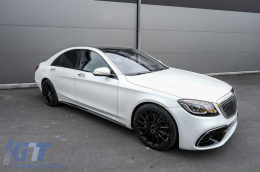 Front Bumper suitable for Mercedes S-Class W222 Facelift (2017-up) S63 Design-image-6082412