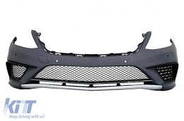 Front Bumper suitable for Mercedes S-Class W222 (2013-06.2017) S63 Design-image-6102323