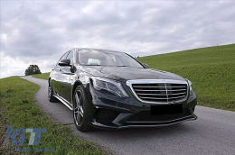 Front Bumper suitable for Mercedes S-Class W222 (2013-06.2017) S63 Design-image-6102325