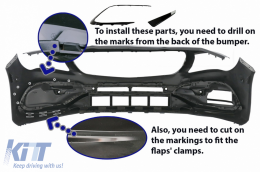 Front Bumper suitable for Mercedes W117 X117 CLA (2013-2018) CLA45 Design-image-6067700