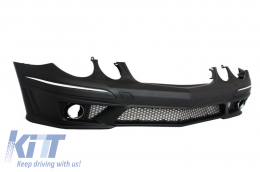 Front Bumper suitable for Mercedes W211 E-Class (2006-2009) Facelift with Fog Light Projectors-image-6097939