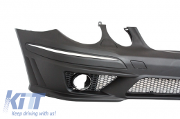 Front Bumper suitable for Mercedes W211 E-Class (2006-2009) Facelift with Fog Light Projectors-image-6097940