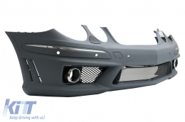 Front Bumper suitable for Mercedes W211 E-Class Facelift (2006-2009) without Fog Lights-image-6017931