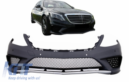 Front Bumper suitable for Mercedes W222 S-Class (2013-06.2017) S63 Design-image-6042278