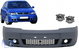 Front Bumper suitable for Opel / VAUXHALL Astra G (1998-2005) OPC Design with Fog Lights-image-6087389