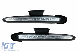 Front Bumper suitable for Porsche Cayenne 958 92A Pre-Facelift (06.2010-08.2014) with DRL and Dynamic Signals-image-6106561