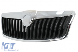 Front Bumper suitable for Skoda Octavia II Mk2 1Z Facelift (2009-2013) RS Design-image-6110798