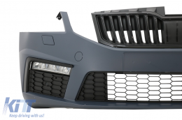 Front Bumper suitable for Skoda Octavia III 5E Facelift (2017-2019) RS Design-image-6092016