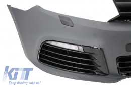 Front Bumper suitable for VW Golf 6 VI (2008-2013) with LED Headlights Flowing Dynamic Sequential Turning Lights R20 Look-image-6052975