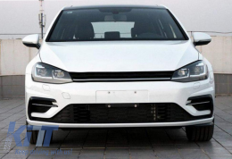 Front Bumper suitable for VW Golf 7.5 (2017-2020) R Line Design-image-6056747