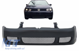 Front Bumper suitable for VW Golf IV 4 MK4 (1997-2004) R32 Look-image-6054831