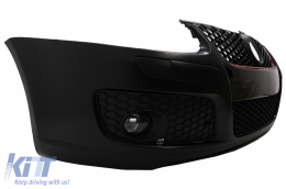 Front Bumper suitable for VW Golf V 5 MK5 (2003-2007) GTI Design with Xenon Look Headlights-image-6099200