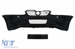 Front Bumper suitable for VW Golf V 5 MK5 (2003-2007) GTI Design with Xenon Look Headlights-image-6099212