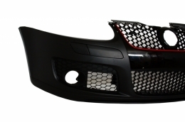 Front Bumper suitable for VW Golf V 5 MK5 (2003-2007) GTI Design with Xenon Look Headlights-image-6043253