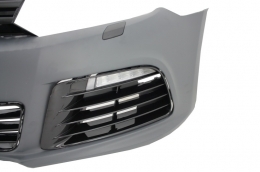 Front Bumper suitable for VW Golf VI 6 (2008-2013) R20 Look with Headlights 3D LED DRL U-Design LED Flowing Turning Light-image-6021166