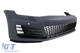 Front Bumper suitable for VW Golf VII 7 5G (2013-2017) GTI Look-image-6105560