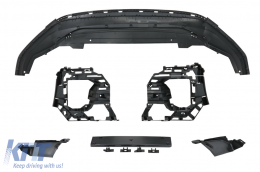 Front Bumper suitable for VW Golf VII 7.5 (2017-2020) with LED Headlights Sequential Dynamic Turning Lights GTI Look-image-6044975