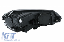 Front Bumper suitable for VW Golf VII 7.5 (2017-2020) with LED Headlights Sequential Dynamic Turning Lights GTI Look-image-6044979