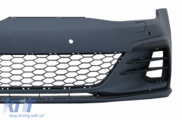 Front Bumper suitable for VW Golf VII 7.5 (2017-2020) and LED Headlights Sequential Dynamic Turning Lights GTI Look RHD-image-6081858