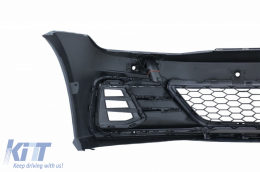 Front Bumper suitable for VW Golf VII 7.5 (2017-2020) and LED Headlights Sequential Dynamic Turning Lights GTI Look RHD-image-6081860