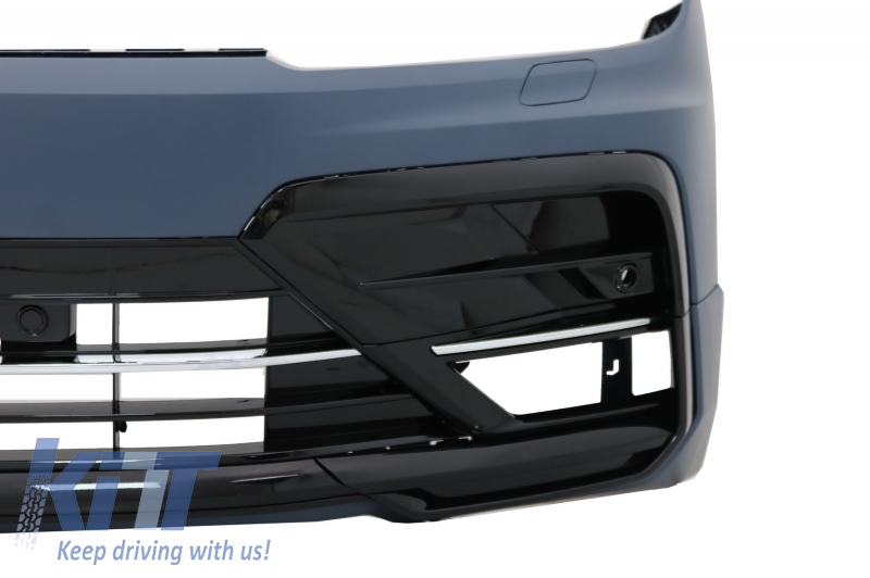 Front Bumper Suitable For Vw Tiguan Ii Mk2 2016 Up R Line Design