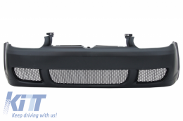 Front Bumper with Badgeless Front Grille suitable for VW Golf IV 4 MK4 (1997-2004) R32 Look-image-6054713