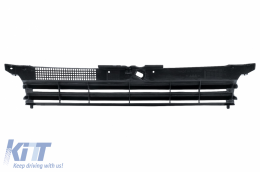 Front Bumper with Badgeless Front Grille suitable for VW Golf IV 4 MK4 (1997-2004) R32 Look-image-6054719