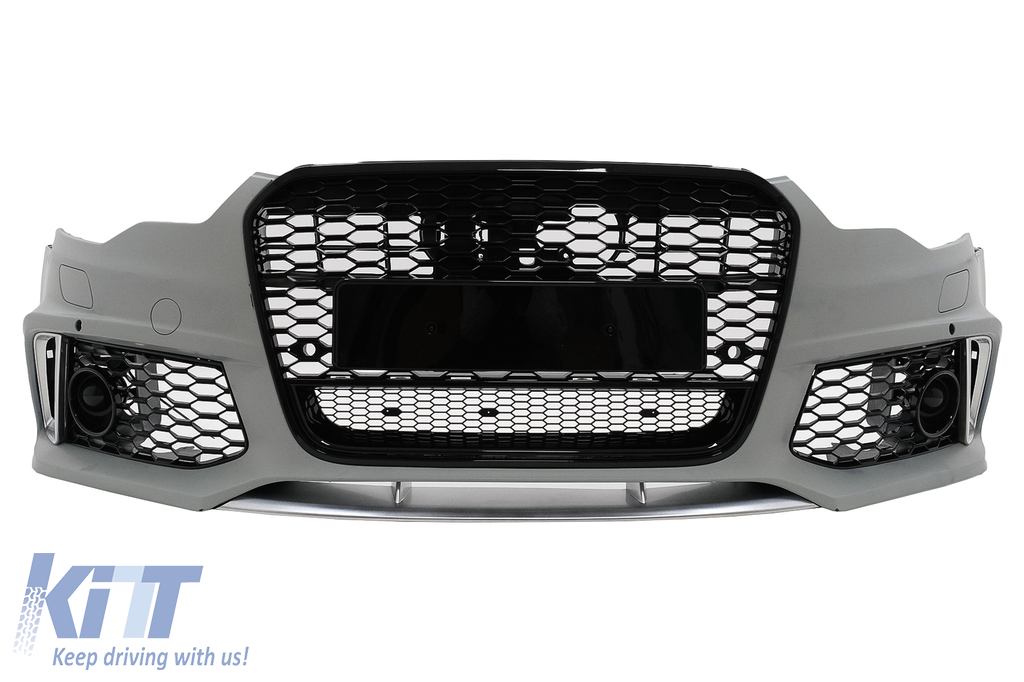 RS6 Look Front Bumper für Audi A6 C7 4G 2011-2014 : : Auto &  Motorrad