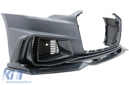 Front Bumper with Central Grille suitable for Audi A6 C8 4K (2018-2020) RS6 Design-image-6100878