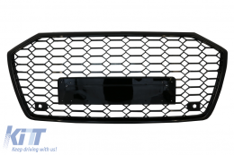 Front Bumper with Central Grille suitable for Audi A6 C8 4K (2018-2020) RS6 Design-image-6100882