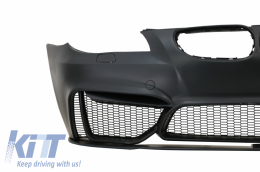 Front Bumper with Central Kidney Grilles suitable for BMW 5 Series E60 Sedan E61 Touring (2003-2010) M4 Design-image-6064526