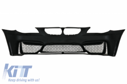 Front Bumper with Central Kidney Grilles suitable for BMW 5 Series E60 Sedan E61 Touring (2003-2010) M4 Design-image-6064527