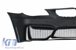 Front Bumper with Central Kidney Grilles suitable for BMW 5 Series E60 Sedan E61 Touring (2003-2010) M4 Design-image-6064528