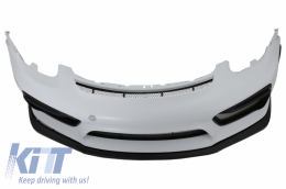 Front Bumper with DRL LED suitable for Porsche Cayman 981C & Boxster 981 (2012-2016) GT4 Design-image-6059742