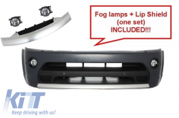 Front Bumper with Fog Lights Projectors suitable for Land Range Rover Sport L320 Facelift (2009-2013) Autobiography Design-image-6044741