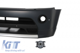 Front Bumper with Fog Lights Projectors suitable for Land Range Rover Sport L320 Facelift (2009-2013) Autobiography Design-image-6044743