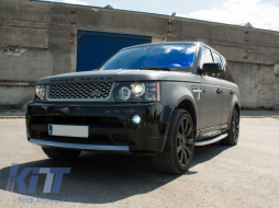 Front Bumper with Fog Lights Projectors suitable for Land Range Rover Sport L320 Facelift (2009-2013) Autobiography Design-image-6044744