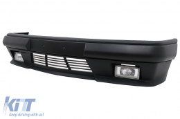 Front bumper with Fog Lights suitable for Mercedes E Class W124 C124 S124 (10.1989-06.1996) Gen I Design-image-6105181