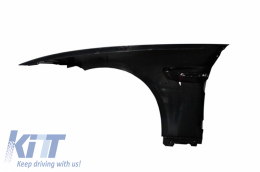 Front Bumper with Front Fenders and Side Skirts suitable for BMW 3 Series E92 Coupe E93 Cabrio (2006-2009) M3 Look Without PDC and Projectors-image-6059918