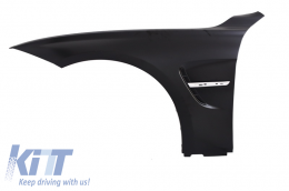 Front Bumper with Front Fenders and Side Skirts suitable for BMW 3 Series F30 F31 Pre-LCI & LCI (2011-2018) M4 Design-image-6061061