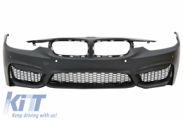 Front Bumper with Front Fenders and Side Skirts suitable for BMW 3 Series F30 F31 Non LCI & LCI (2011-2018) M3 Sport EVO Design-image-6061090