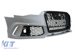 Front Bumper with Grille suitable for Audi A6 C7 4G Facelift (2015-2018) RS6 Design-image-6083189