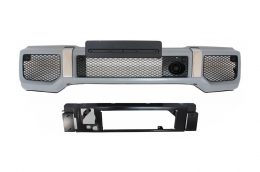 Front Bumper with Grille suitable for MERCEDES G-Class W463 (1989-2017) G63 GT-R Panamericana Design-image-6038563