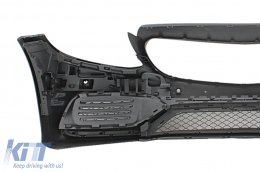 Front Bumper with Grille suitable for Mercedes C-Class W205 S205 C205 A205 (03.2018-2020) C63 Design-image-6102398