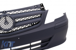 Front bumper with Grille suitable for Mercedes V-Class Vito Viano W639 Facelift (2010-2014)-image-6105268