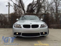 Front Bumper with Kidney Grilles suitable for BMW 3 Series E90 E91 LCI (2008-2011) Sedan Touring M3 Design-image-55565