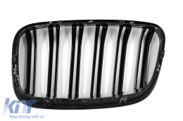 Front Bumper with Kidney Grilles suitable for BMW X6 E71 (2008-2014) M Performance Design-image-6079963